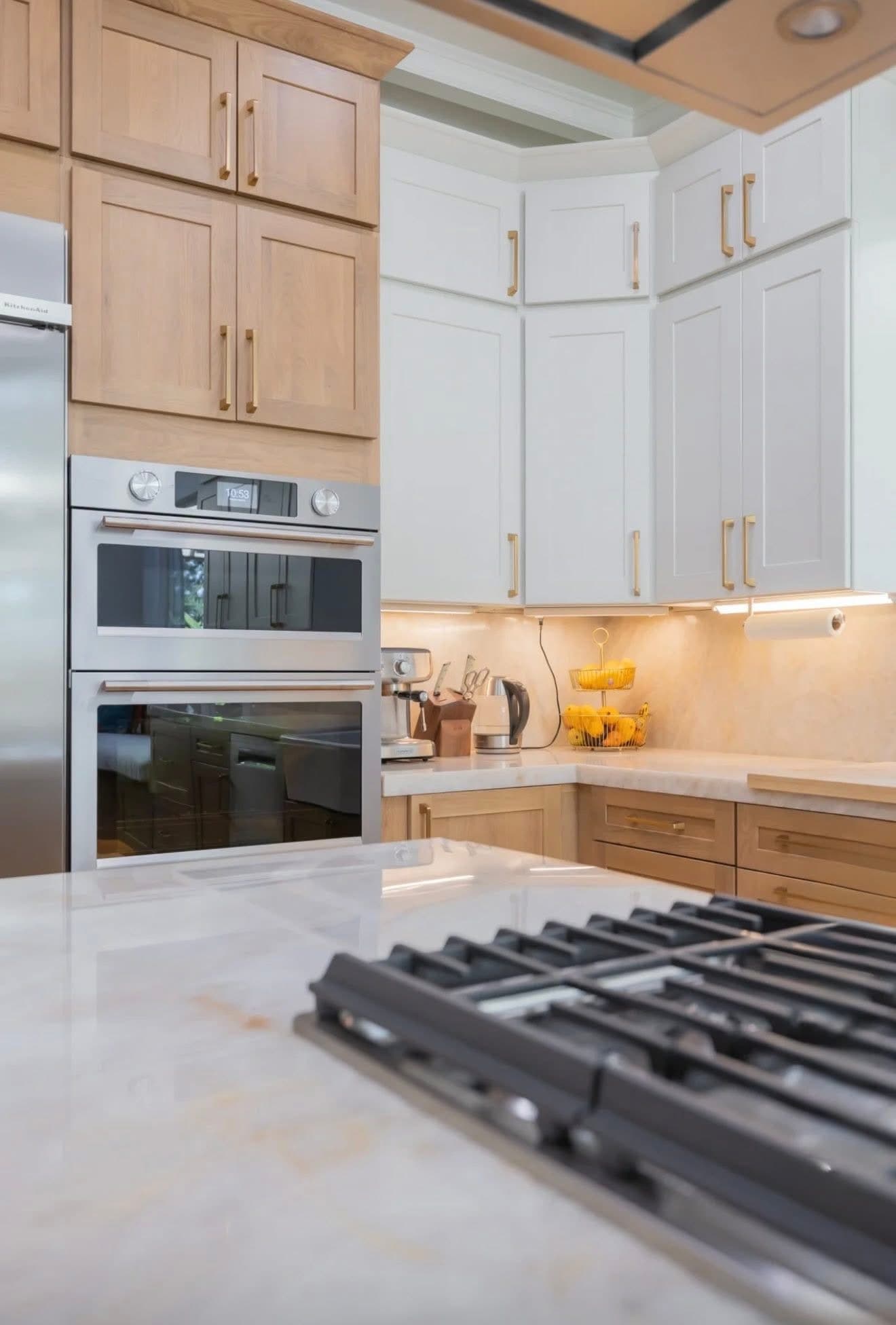 Kitchen remodel with cabinets and stone surfaces — Jim Cabinets and More LLC
